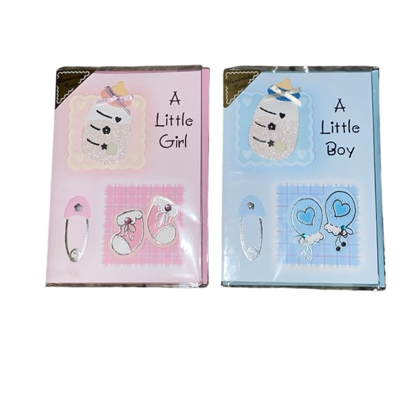 Brand new Set of 4 Handmade 3D baby cards - Picture 2 of 3